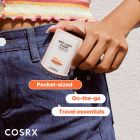 COSRX Airy-Light Clear Sunscreen Stick with vitamins E and C