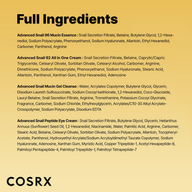 COSRX All About Snail Mucin Skin Care Set displayed on a bathroom counter