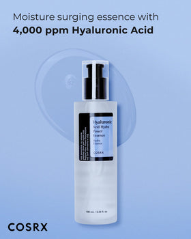 COSRX Hyaluronic Acid Power Toner side view with pump