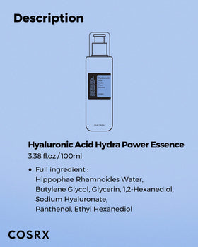 COSRX Hyaluronic Acid Power Toner with skincare routine items