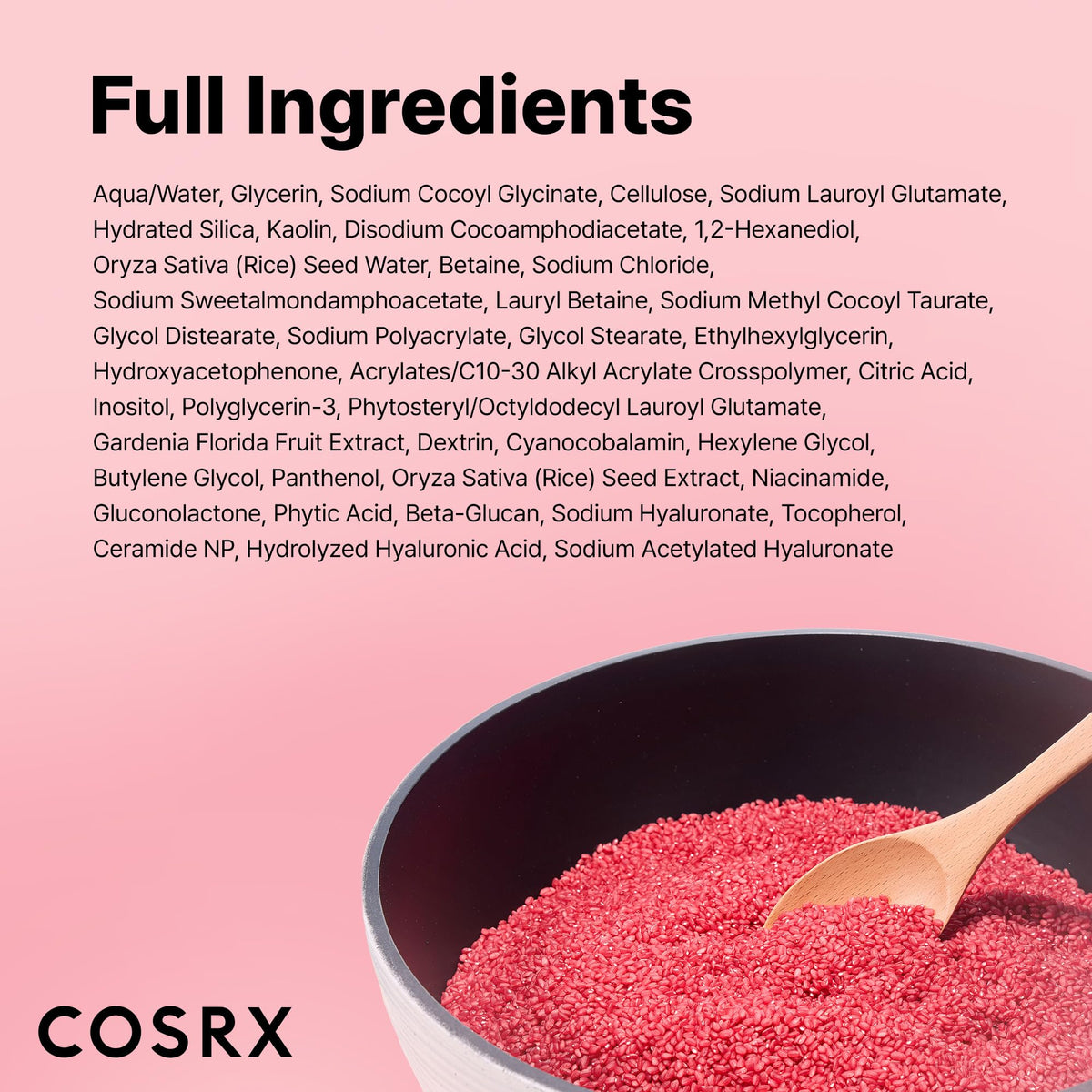 COSRX Low pH Pore Deep Cleanser product size comparison