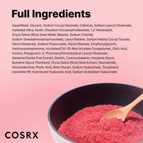 COSRX Low pH Pore Deep Cleanser product size comparison