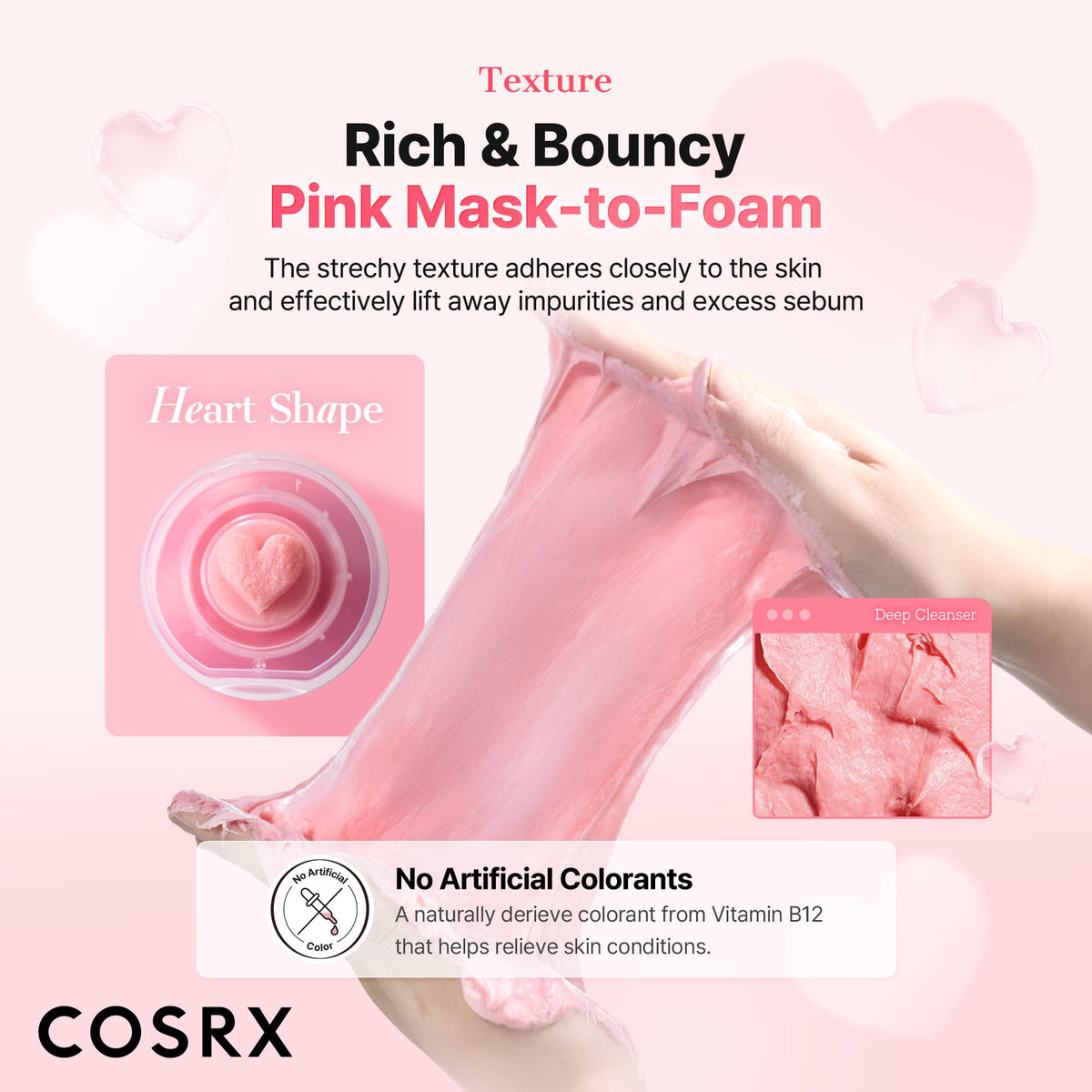 COSRX Low pH Pore Deep Cleanser with natural ingredients