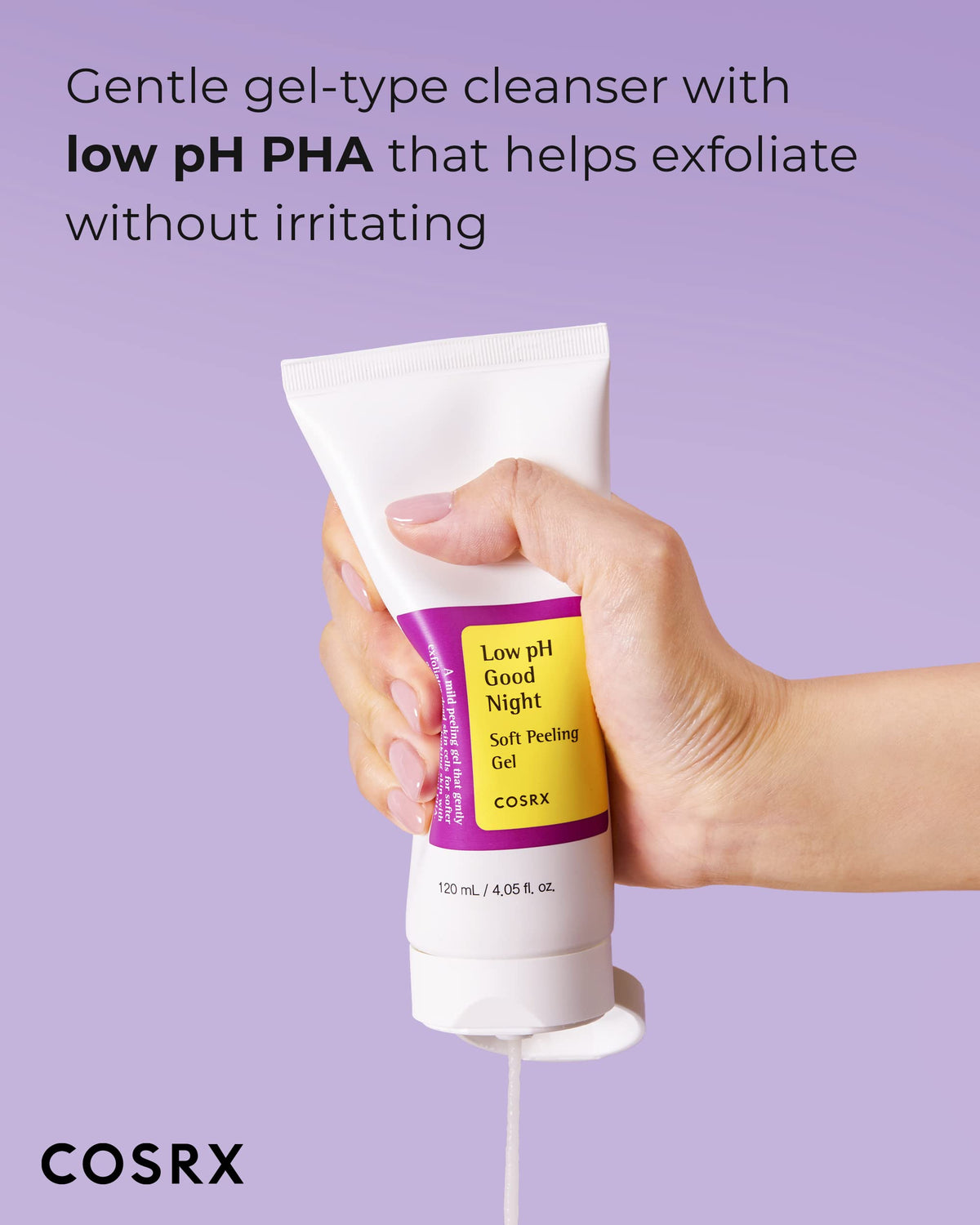 COSRX Low pH Soft Peeling Gel 150g back view