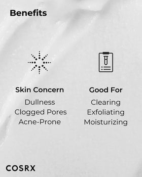 COSRX Low pH Soft Peeling Gel 150g on a bathroom counter