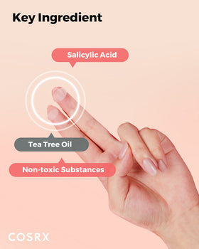 COSRX Master Patch Intensive patches in use on jawline