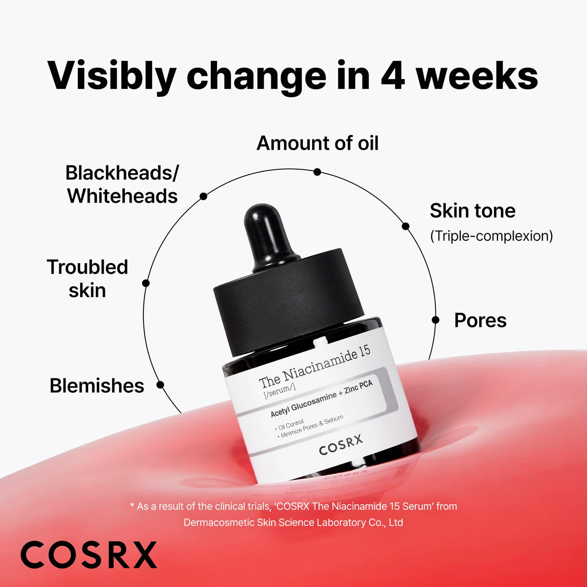 COSRX Niacinamide Face Serum 15% with ingredients list