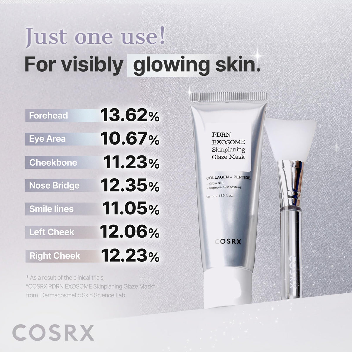COSRX PDRN EXOSOME Overnight Mask in a bathroom setting