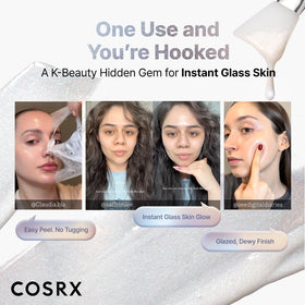 COSRX PDRN EXOSOME Overnight Mask side view with packaging