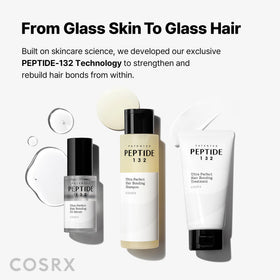 COSRX PEPTIDE 132 Hair Repair application on hair