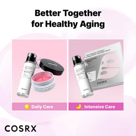 COSRX Pink Peptides Hydrogel Face Mask with skincare products