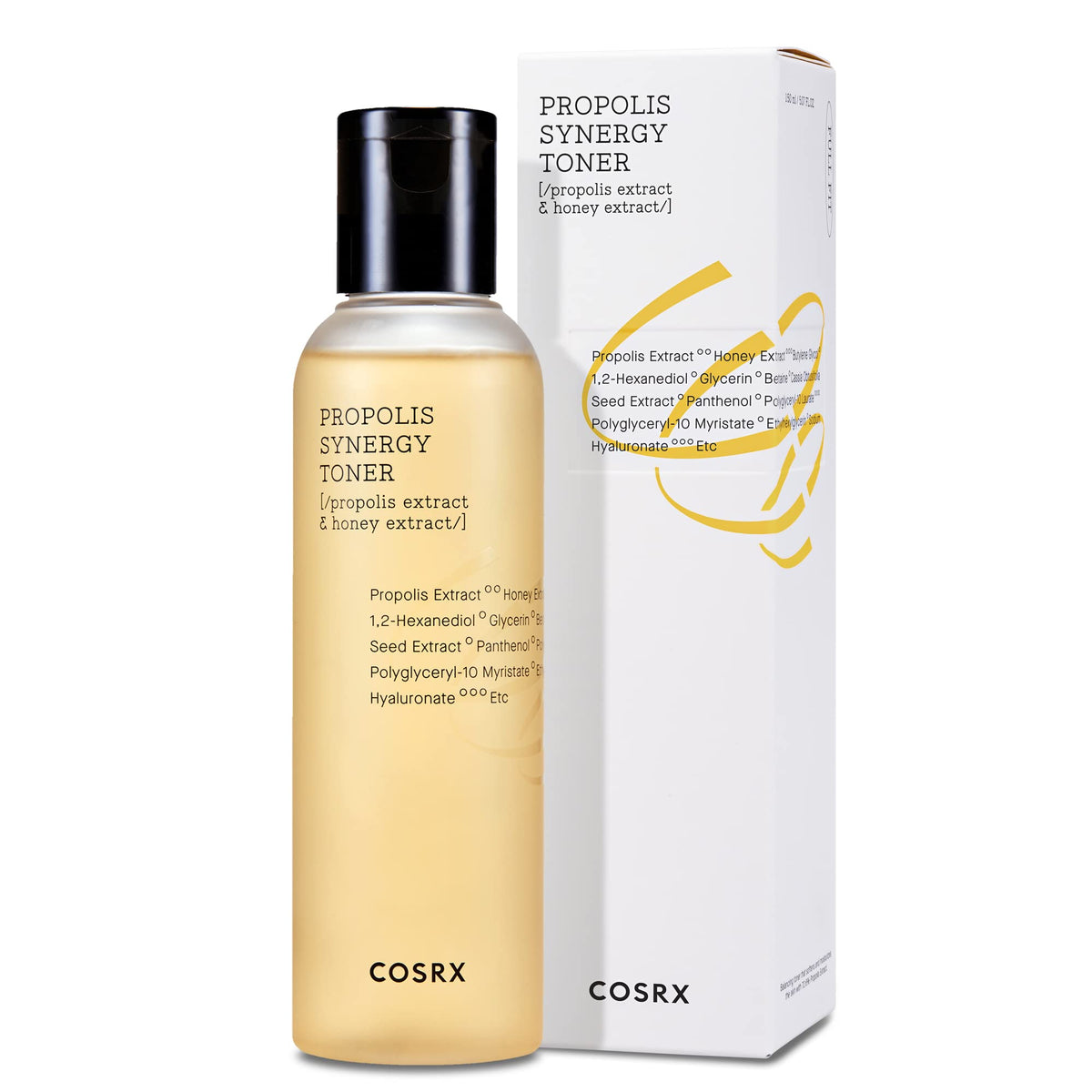 COSRX Propolis Honey Toner 72% label details