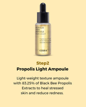 COSRX Propolis Synergy Toner texture on skin