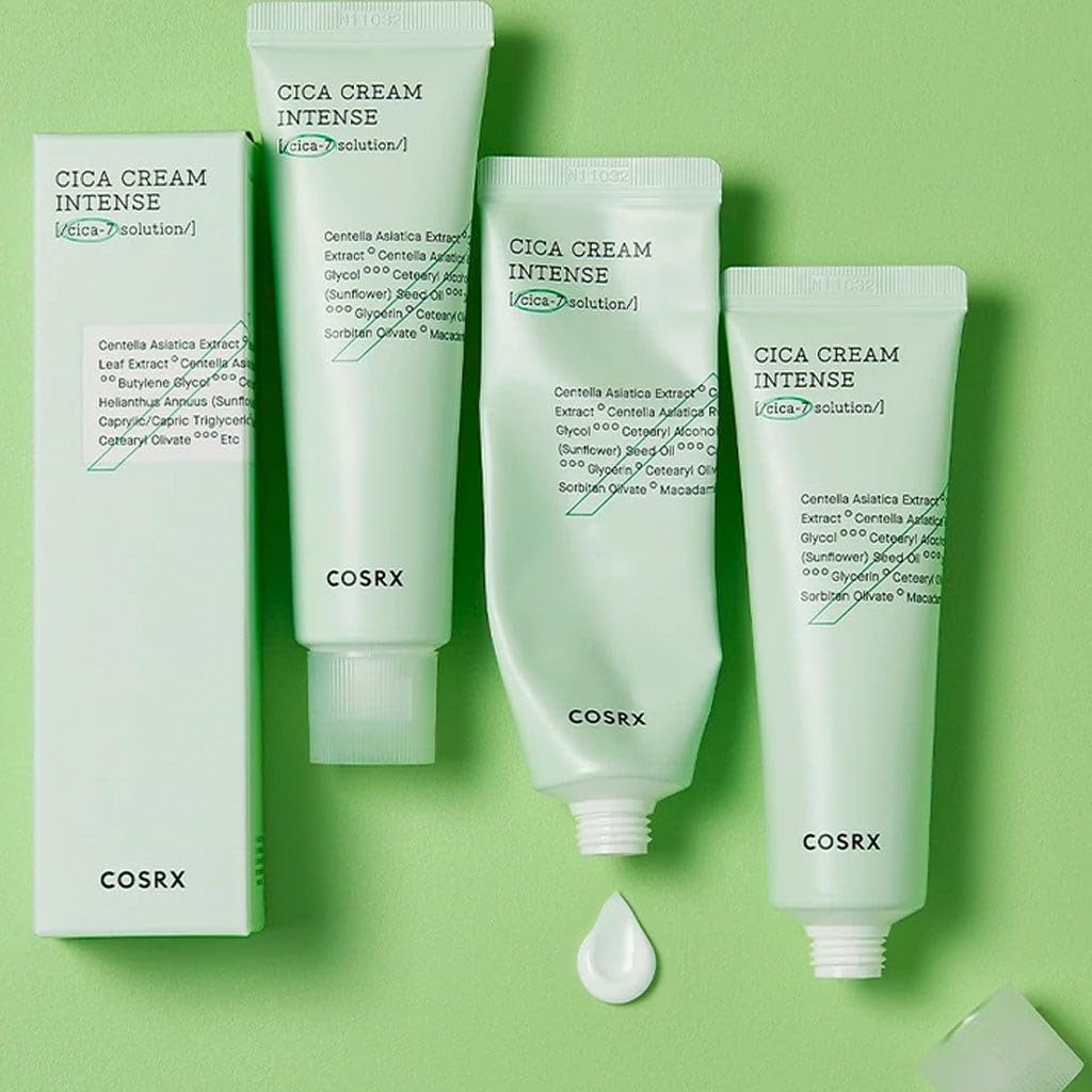 COSRX Pure Fit Cica Intensive Cream 50ml back view showing ingredients