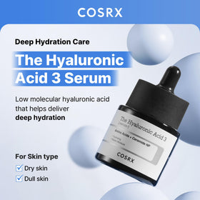 COSRX Pure Sodium Hyaluronic Acid 3% Serum 20ml bottle with dropper