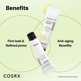 COSRX Retinol 0.1% Cream application on skin