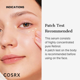 COSRX Retinol 0.1% Cream in bathroom setting