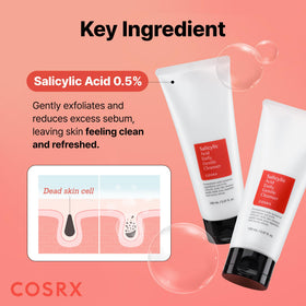COSRX Salicylic Acid Daily Gentle Cleanser texture close-up