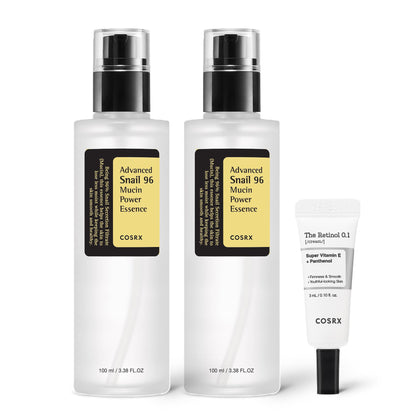 COSRX Snail 96% Mucin Essence 2-pack front view
