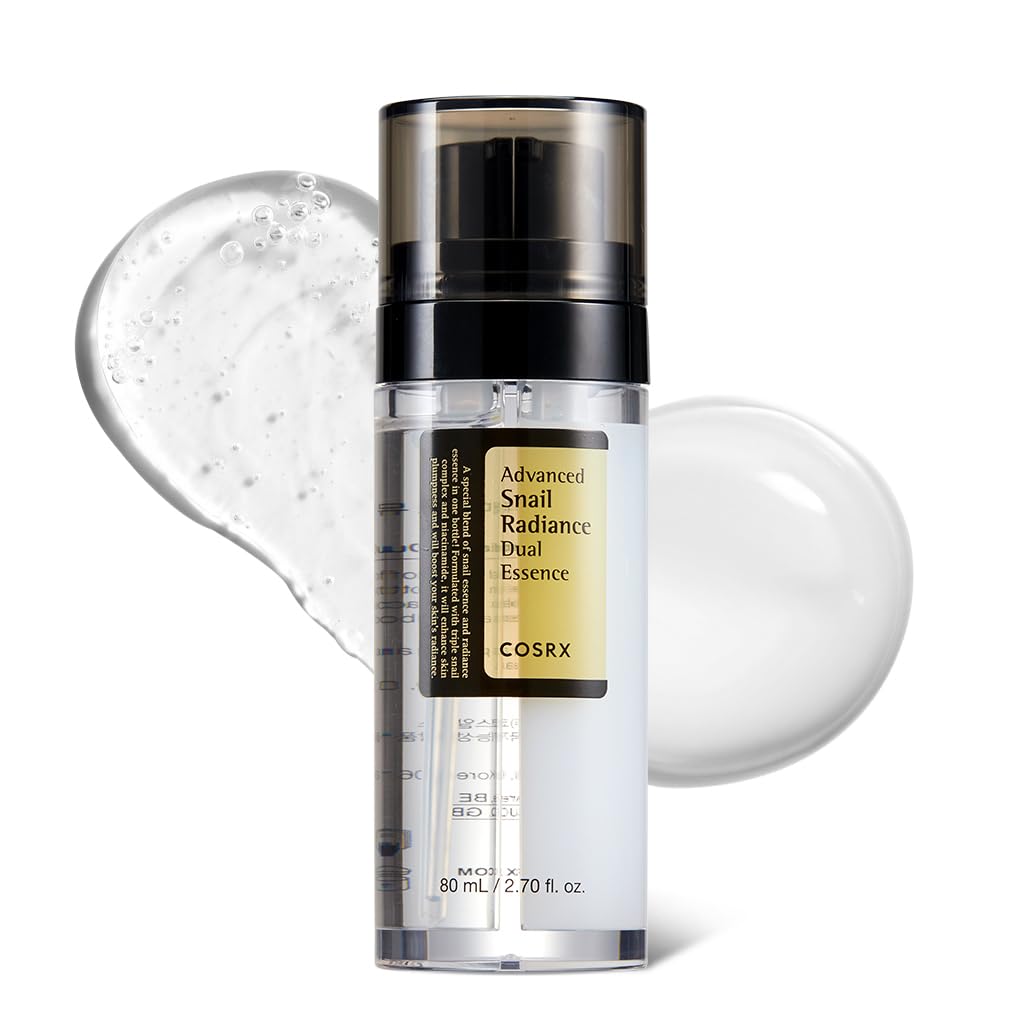 COSRX Snail Mucin Dual Face Serum front view with packaging