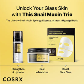 COSRX Snail Mucin Dual Face Serum in hand for application