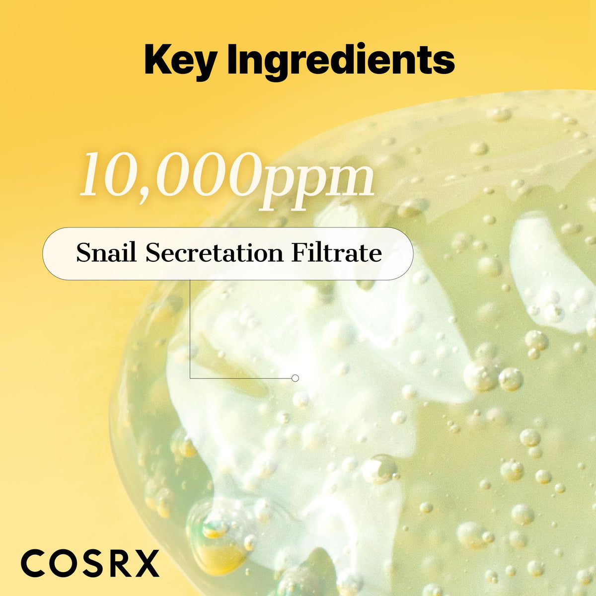 COSRX Snail Mucin Gel Cleanser on a bathroom shelf