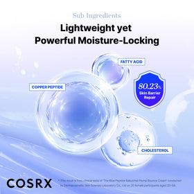 COSRX The Blue Copper Peptide Bakuchiol Cream in bathroom setting