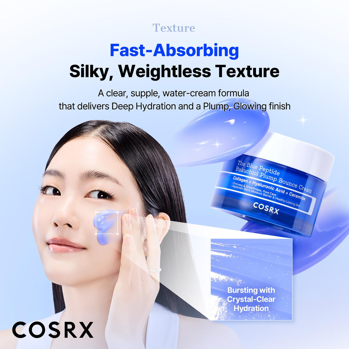 COSRX The Blue Copper Peptide Bakuchiol Cream packaging