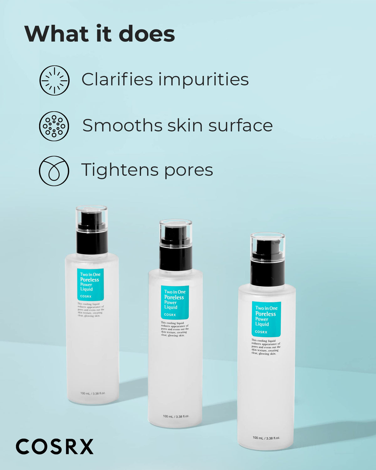 COSRX Two in One Poreless Power Liquid texture close-up