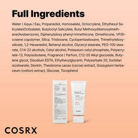 COSRX Vitamin E Sunscreen 2 Pack displayed on a table