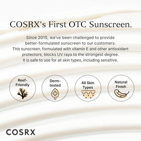 COSRX Vitamin E Sunscreen SPF 50 with lifestyle setting