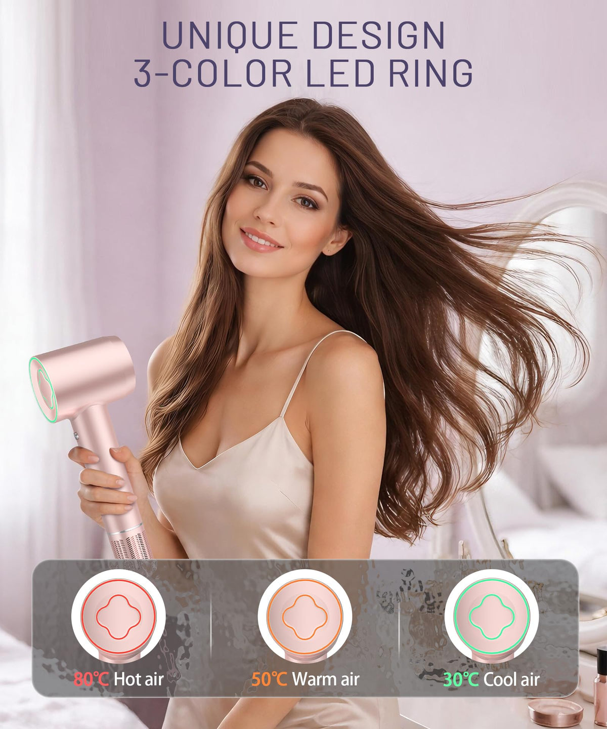 Cosy Companions Hair Dryer back view with power cord