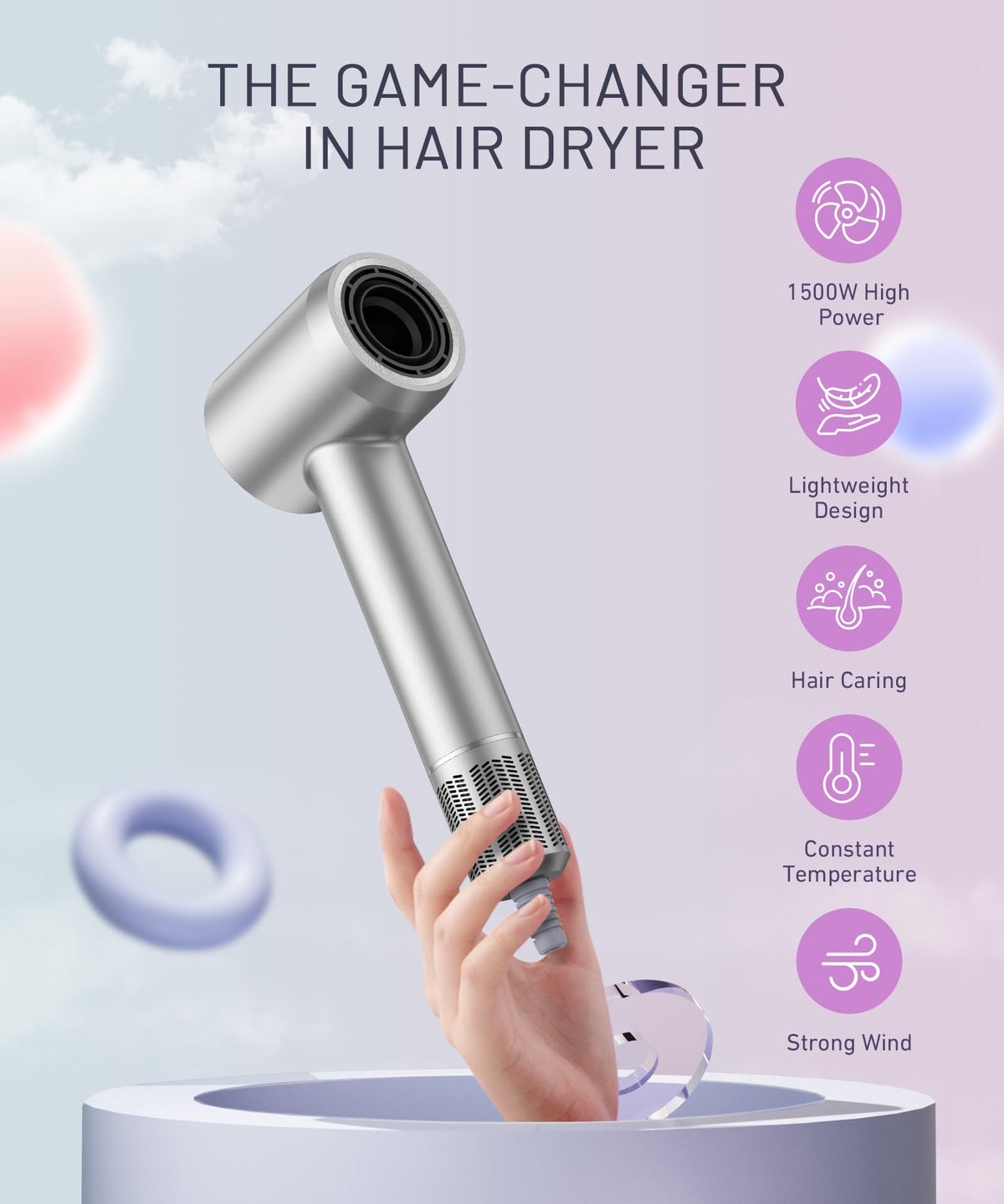 Cosy Companions hair dryer packaging display