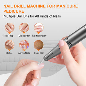 COSYGLOW Nail Drill showcasing packaging and accessories