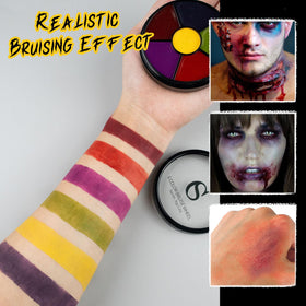 Cotton swabs included in the CHASPA Halloween Liquid Latex Makeup Kit