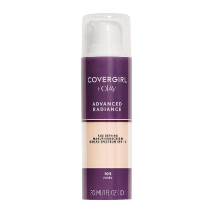 COVERGIRL Advanced Radiance Foundation 1.0 Fl Oz front view