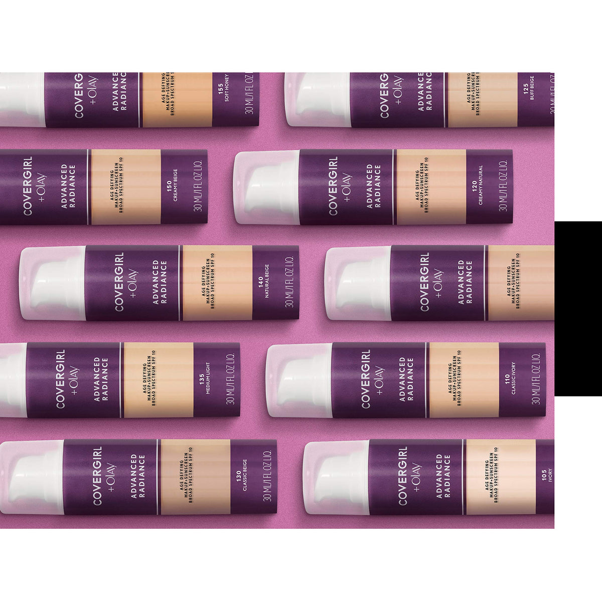 COVERGIRL Advanced Radiance Foundation Classic Beige application brush