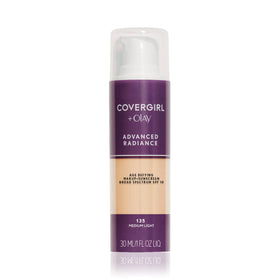 COVERGIRL Advanced Radiance Foundation Medium Light 135 front view