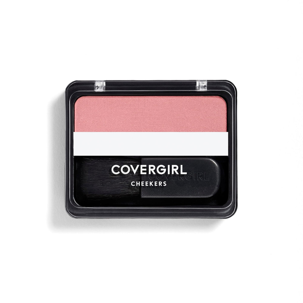 COVERGIRL Cheekers Blush compact front view with soft powder