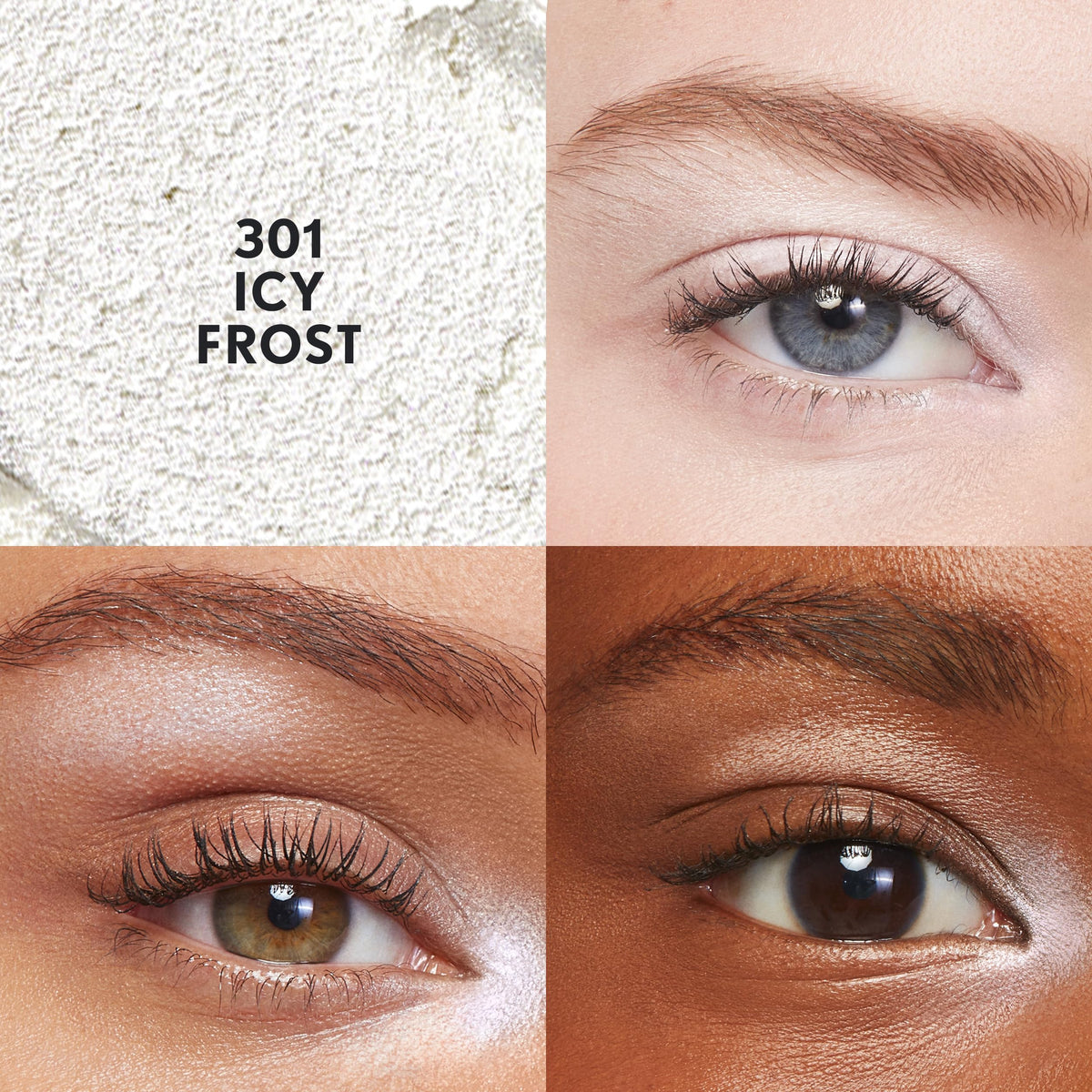 COVERGIRL Clean Eye Color Icy Frost swatch on skin