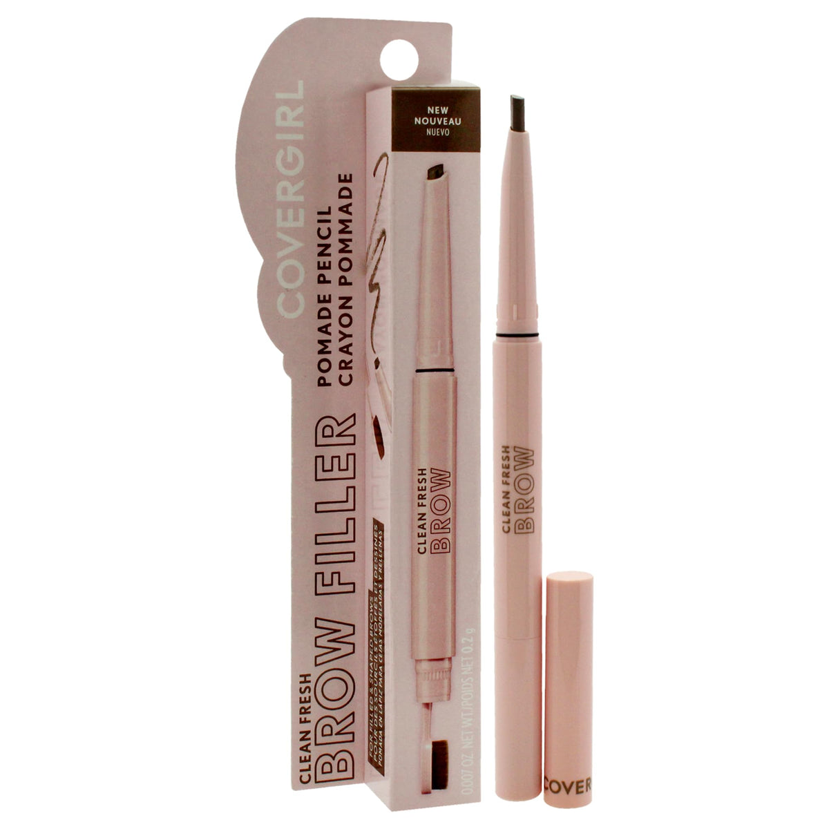 COVERGIRL Clean Fresh Brow Filler Pomade 200 Blonde with cap off