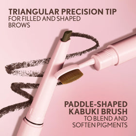 COVERGIRL Clean Fresh Brow Filler Pomade 300 Auburn close-up of tip