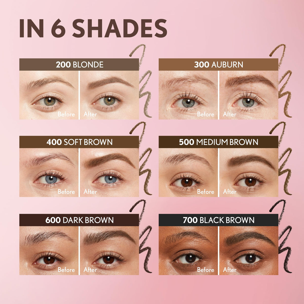 COVERGIRL Clean Fresh Brow Filler Pomade 300 Auburn with kabuki brush