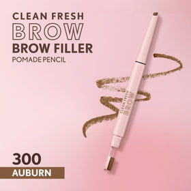 COVERGIRL Clean Fresh Brow Filler Pomade 300 Auburn with precision tip