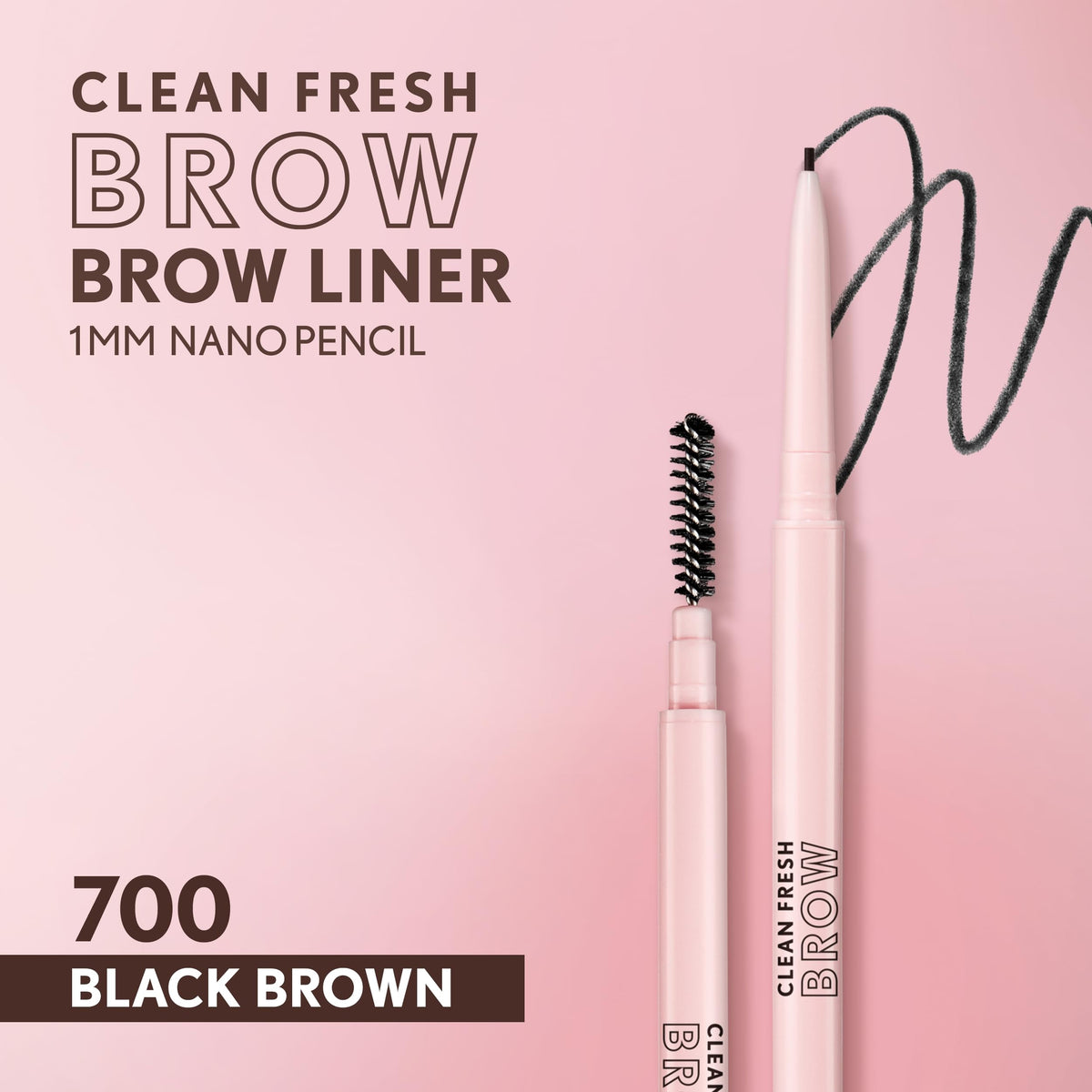 COVERGIRL Clean Fresh Brow Nano Pencil with spoolie brush