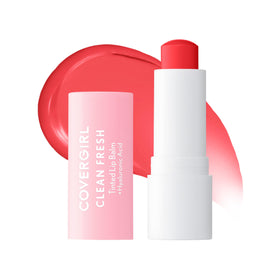 COVERGIRL Clean Fresh Tinted Lip Balm front view with packaging