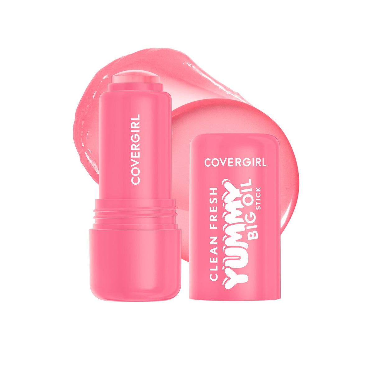 COVERGIRL Clean Fresh Yummy Big Oil Stick 150 Sugar Poppy front view