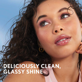 COVERGIRL Clean Fresh Yummy Lip Gloss 110 Sunrise Blush lifestyle shot