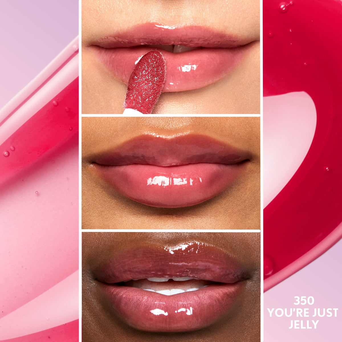 COVERGIRL Clean Fresh Yummy Lip Gloss 350 You're Just Jelly side view