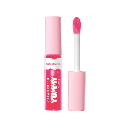 COVERGIRL Clean Fresh Yummy Lip Gloss in Pink Berry Citrus front view